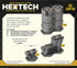 Hextech: Industrial Fluidworks- Small Storage Tanks (x2)