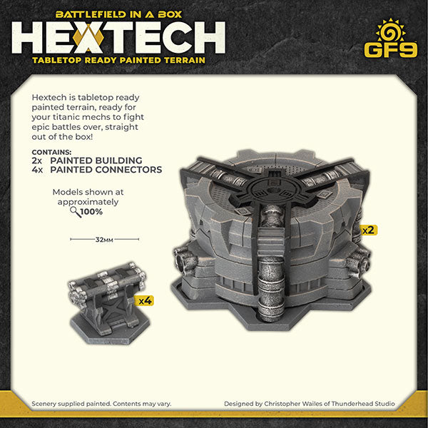 Hextech: Industrial Fluidworks- Large Storage Tanks (x2)