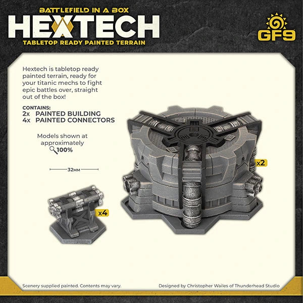 Hextech: Industrial Fluidworks- Large Storage Tanks (x2)
