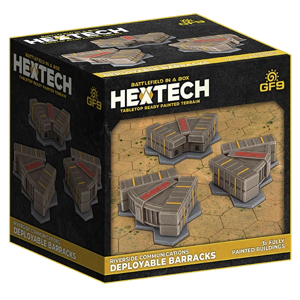 Hextech: Riverside Communications - Deployable Barracks (x3)