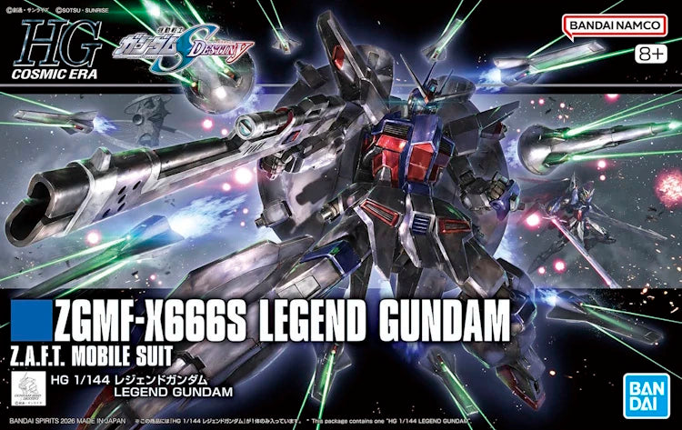 HG 1/144- ZGMF-X666S Legend Gundam Z.A.F.T. Mobile Suit