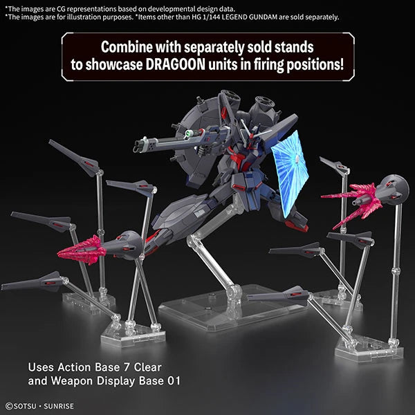HG 1/144- ZGMF-X666S Legend Gundam Z.A.F.T. Mobile Suit