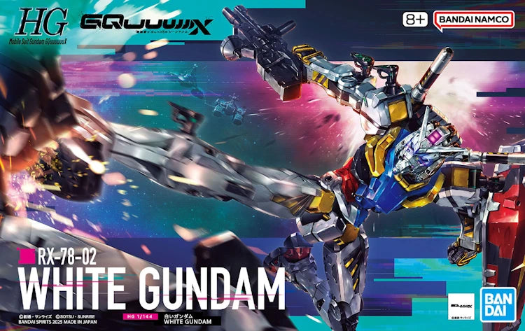 HG 1/144 GQuuuuuuX White Gundam RX-78-02