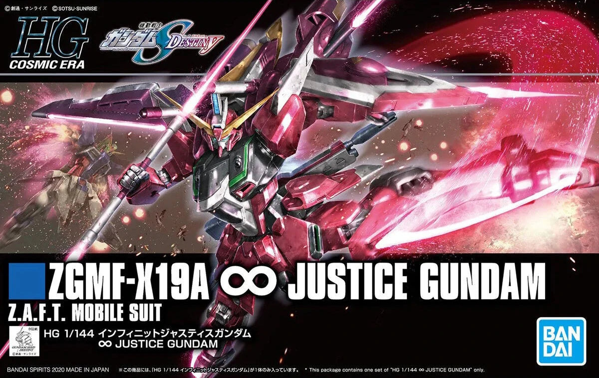 HGCE 1/144 ZGMF-X19A Infinite Justice Gundam