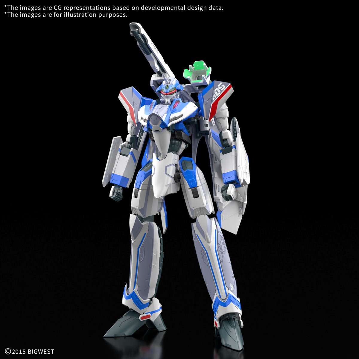 HG 1/100 Macross VF-31J Siegfried (Hayate Immelmann Use)