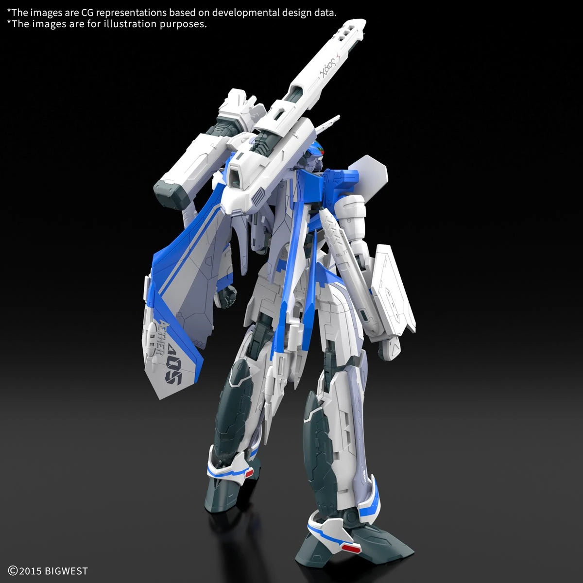 HG 1/100 Macross VF-31J Siegfried (Hayate Immelmann Use)