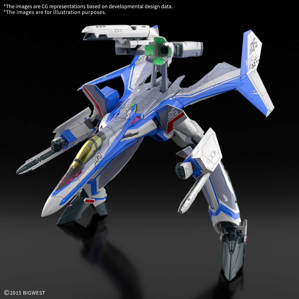 HG 1/100 Macross VF-31J Siegfried (Hayate Immelmann Use)