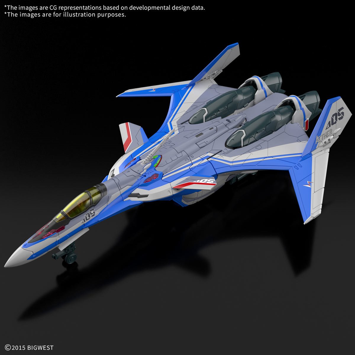 HG 1/100 Macross VF-31J Siegfried (Hayate Immelmann Use)