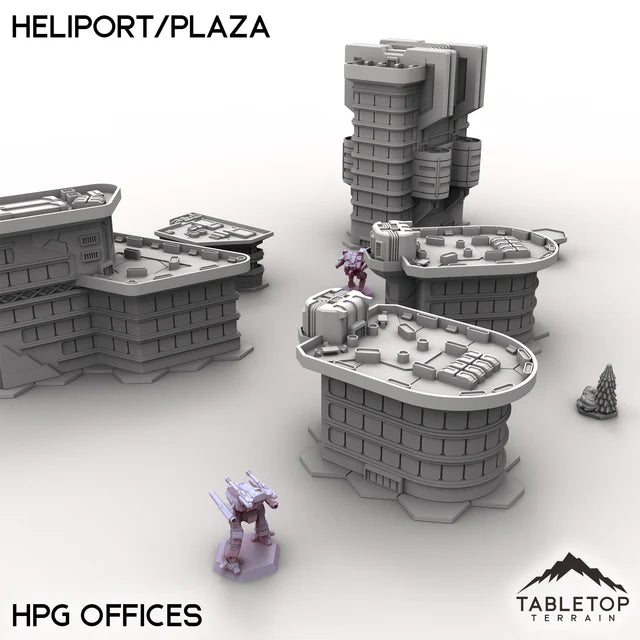 HEXTECH Heliport / Plaza - City Map Pack