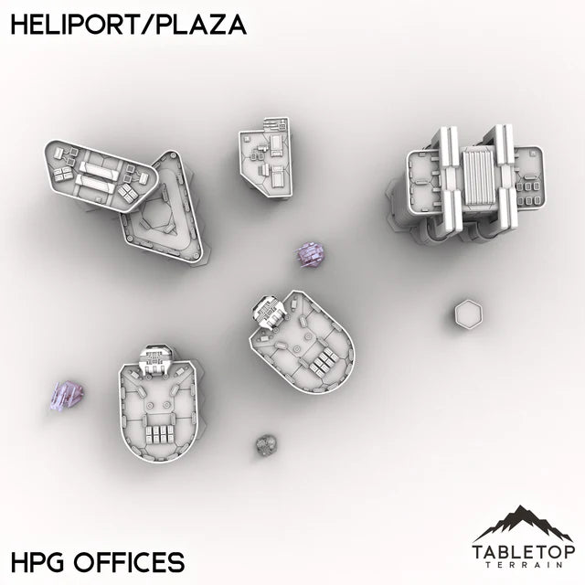 HEXTECH Heliport / Plaza - City Map Pack