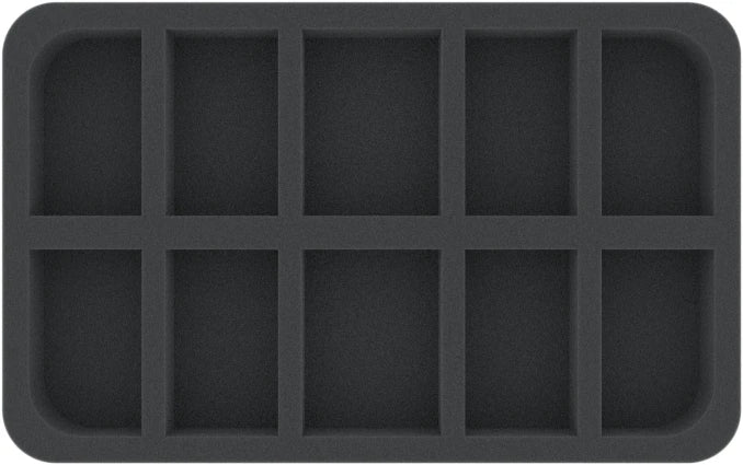 10 Compartment Half-Size Foam Tray 35MM