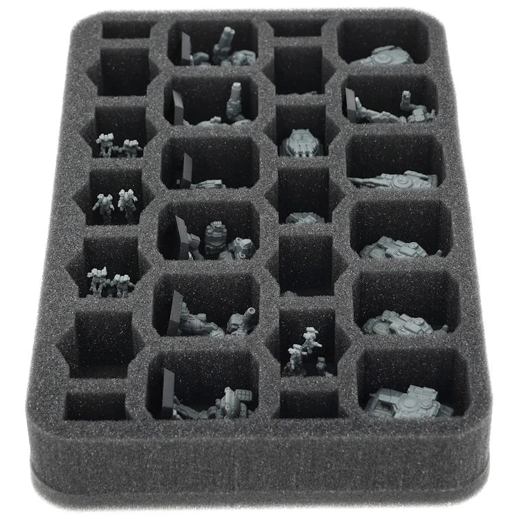 26 Compartment Half-Size Foam Tray 40MM
