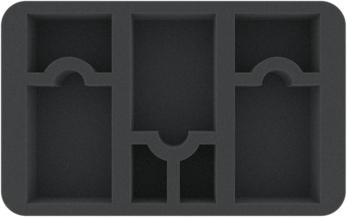 7 Compartment Half-Size Foam Tray 50MM
