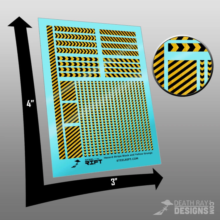 Hazard Stripe Decals