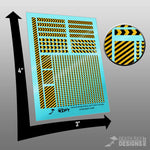 Hazard Stripe Decals