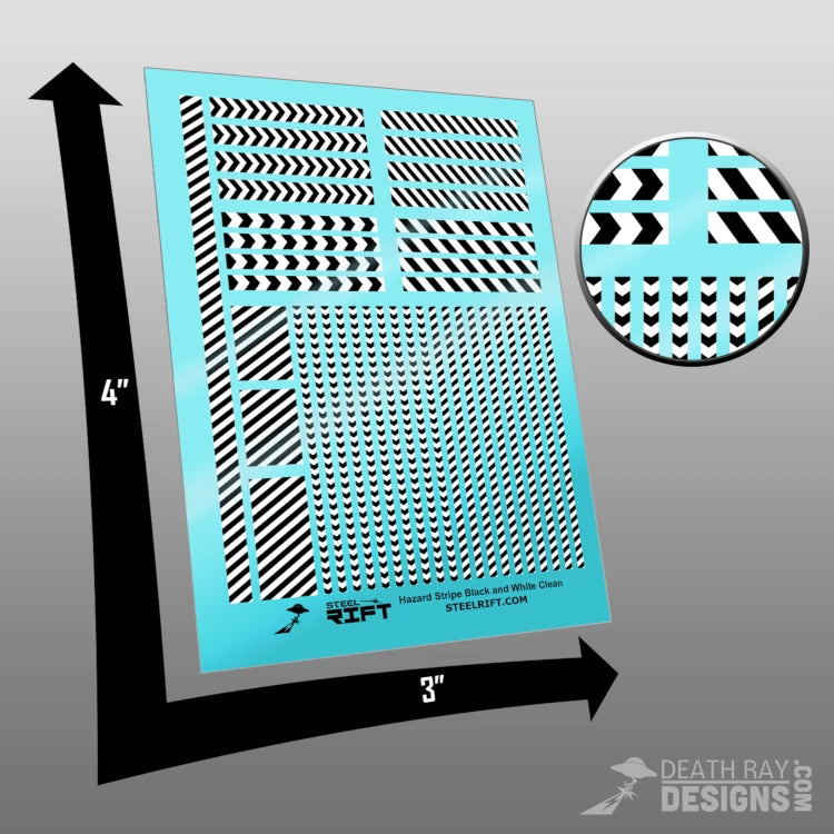 Hazard Stripe Decals