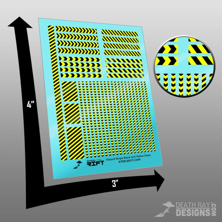 Hazard Stripe Decals