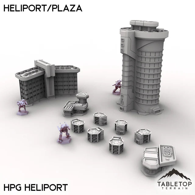 HEXTECH Heliport / Plaza - City Map Pack