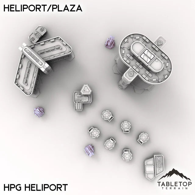 HEXTECH Heliport / Plaza - City Map Pack