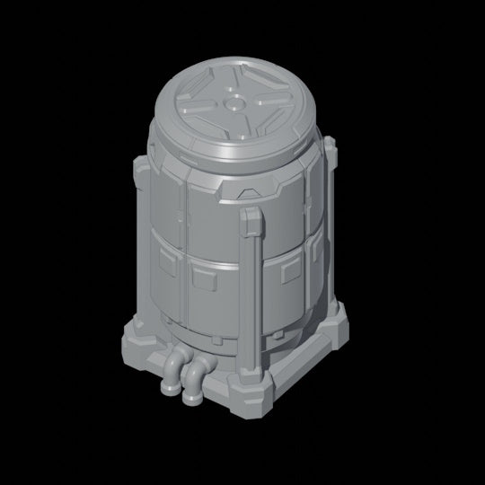 Industrial Fluid Tank STL Download