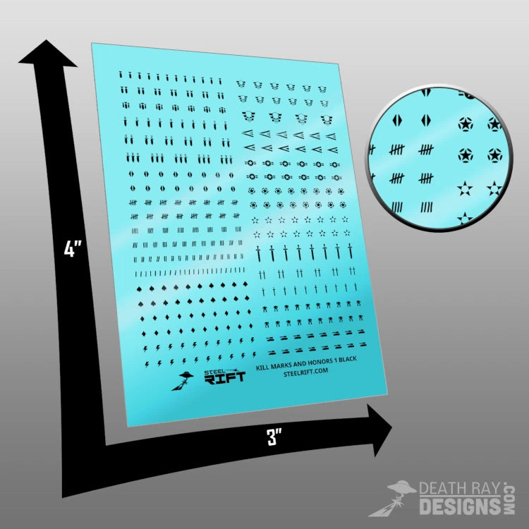 Kill Marks and Honors Decals