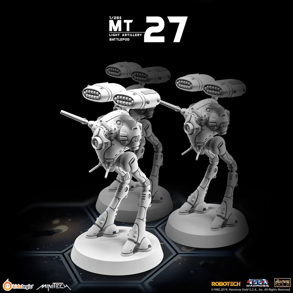 Robotech Macross Light Artillery Battlepod (Set of 3)