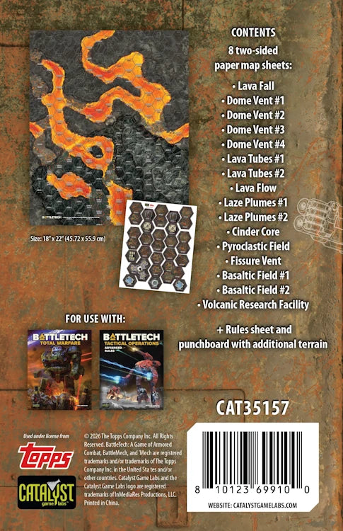 BattleTech: MapPack: Volcanic