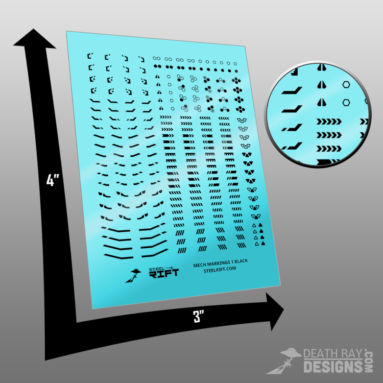 Mech Markings Decals – Aries Games & Miniatures