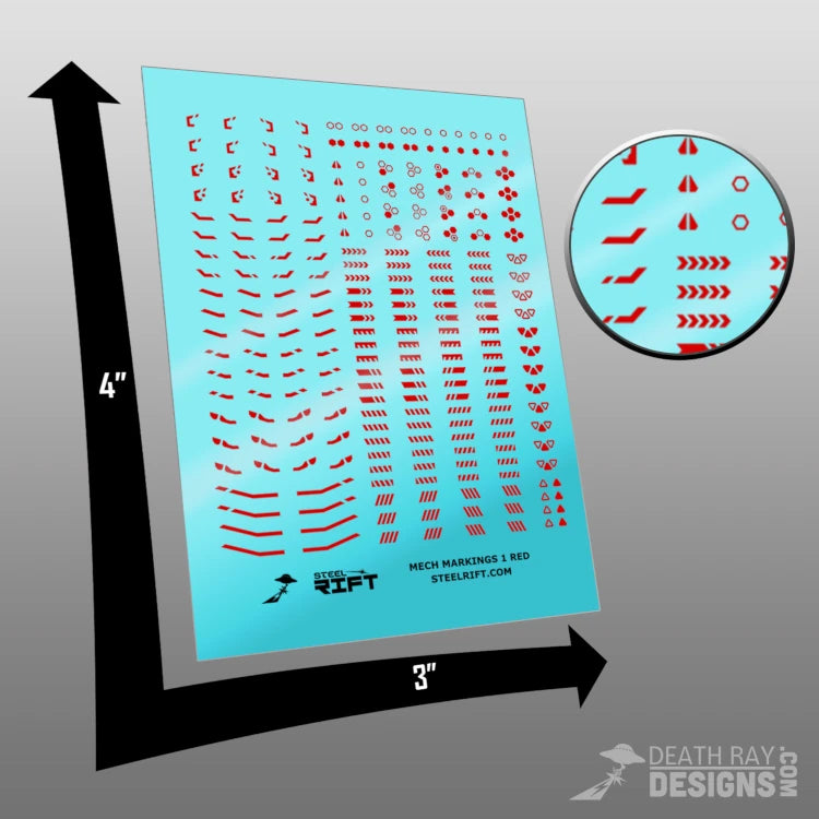 Mech Markings Decals