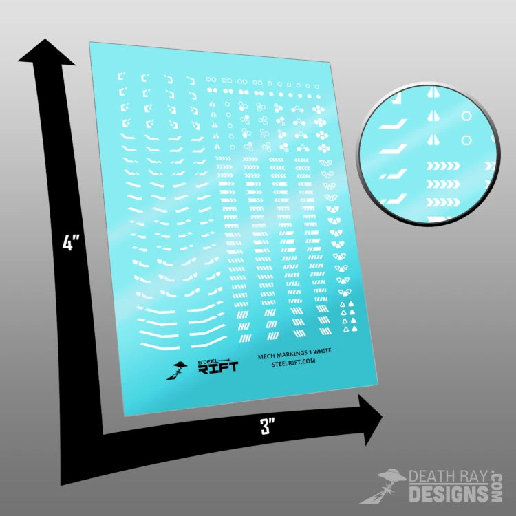 Mech Markings Decals