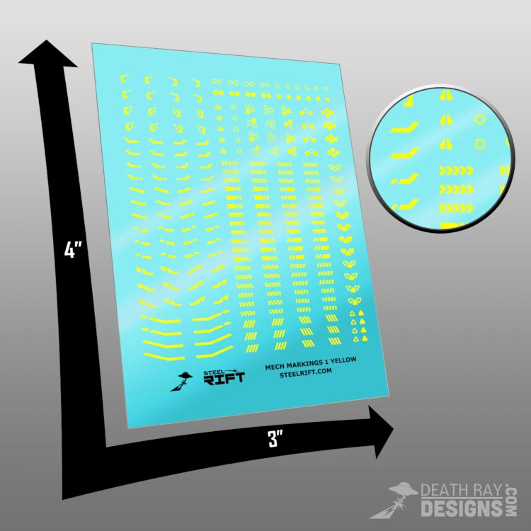 Mech Markings Decals
