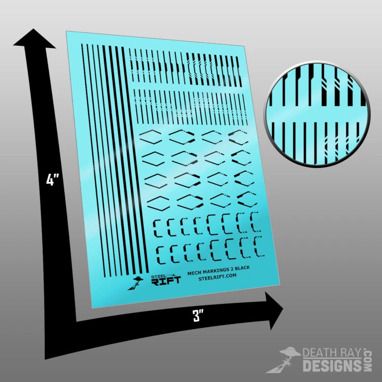 Mech Markings Decals