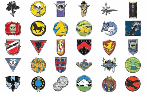 BattleTech: Mercenaries Lapel Pin Set