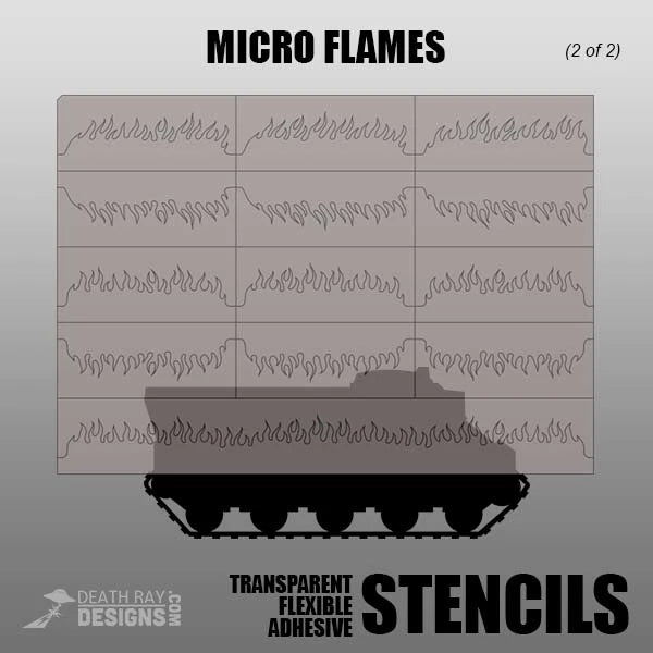 Death Mask Grey: Micro Flames