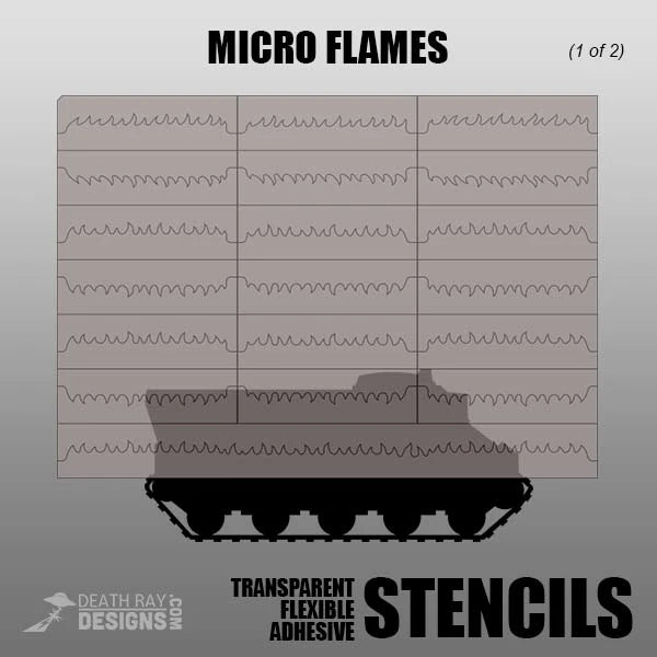 Death Mask Grey: Micro Flames