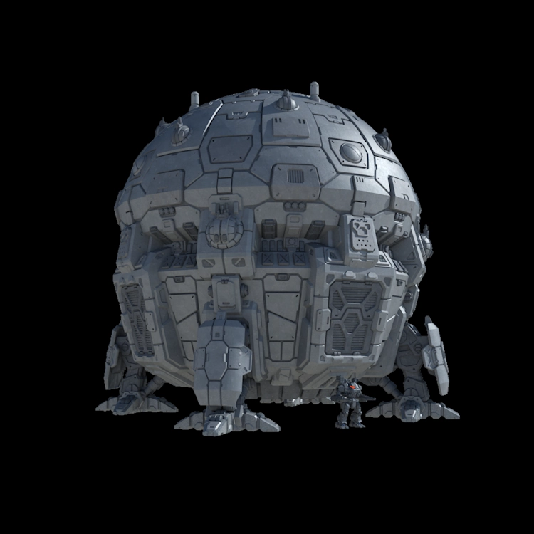 Monitor MK II Dropship - Mech Scale