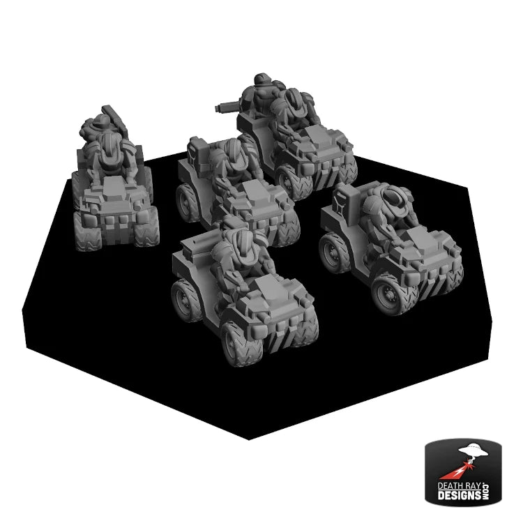 Motorized 4-Wheeler Infantry Platoon 4-Pack