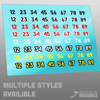 Neo Deco Numbers