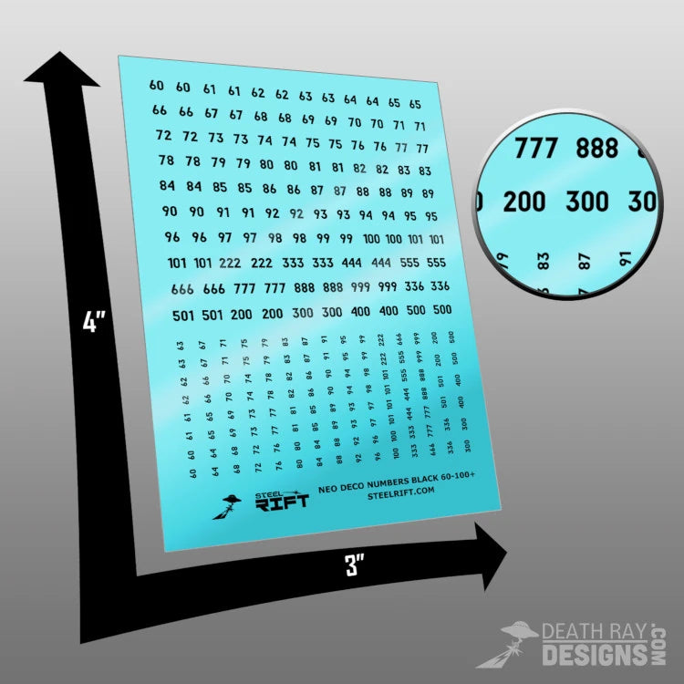 Neo Deco Numbers