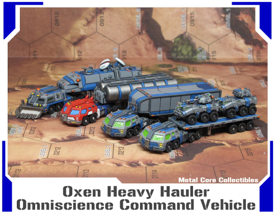 Oxen Heavy Hauler and Omniscience Command Vehicle