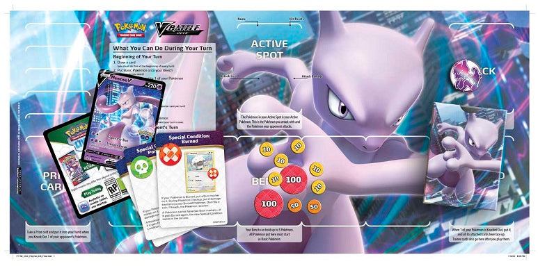 Pokémon GO - V Battle Deck - Mewtwo V