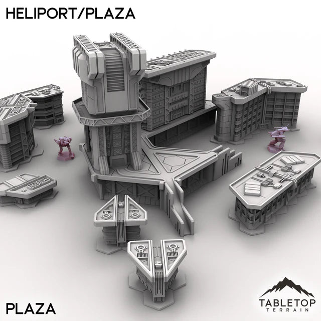 HEXTECH Heliport / Plaza - City Map Pack