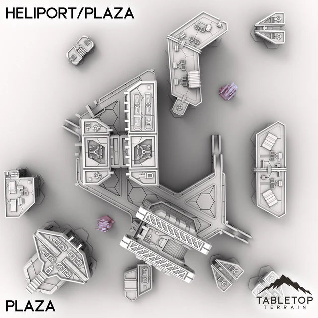 HEXTECH Heliport / Plaza - City Map Pack