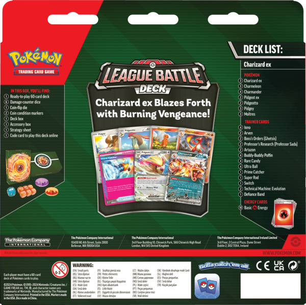 Charizard ex League Battle Deck