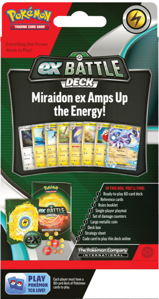 Victini ex or Miraidon ex Battle Deck