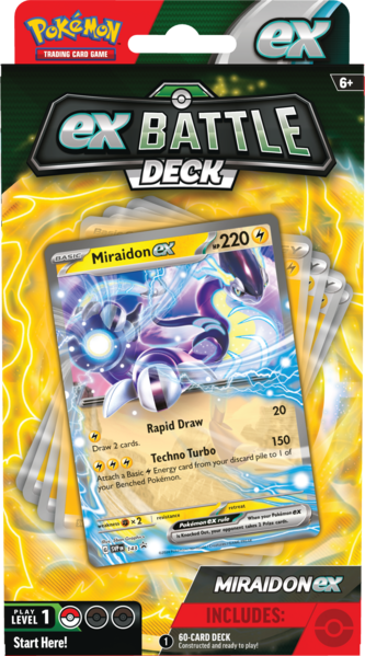 Victini ex or Miraidon ex Battle Deck