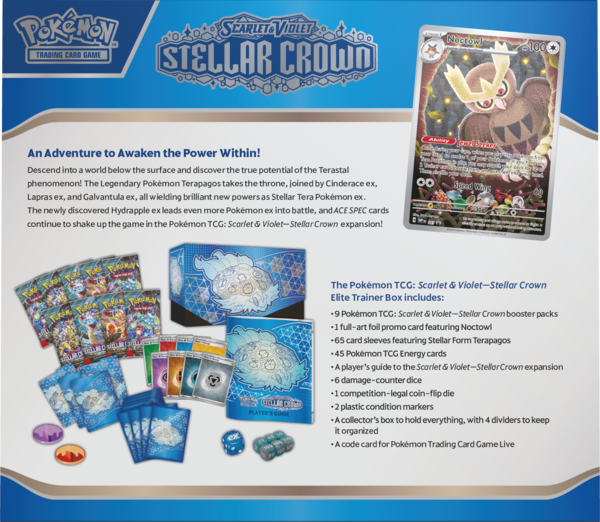 Scarlet & Violet - Stellar Crown Elite Trainer Box