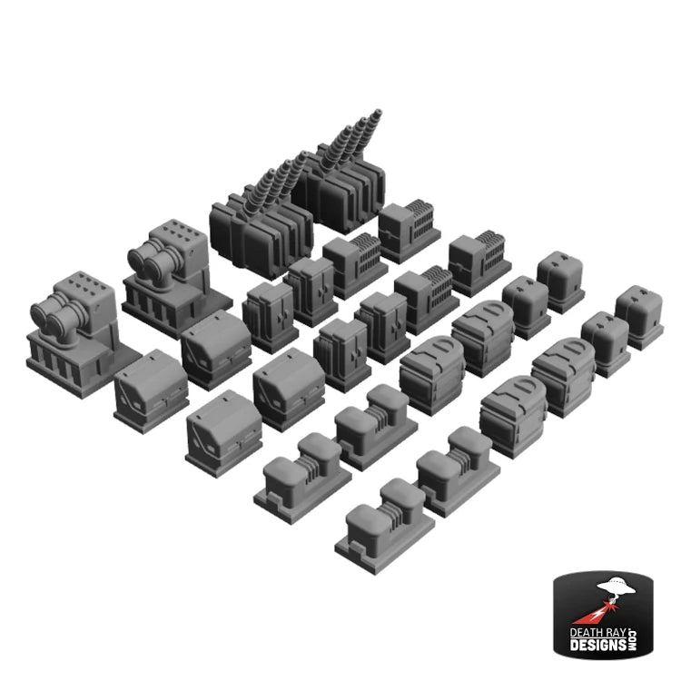 Power Grid Greebles Pack
