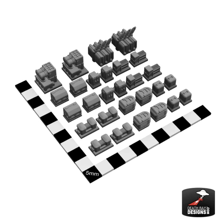 Power Grid Greebles Pack
