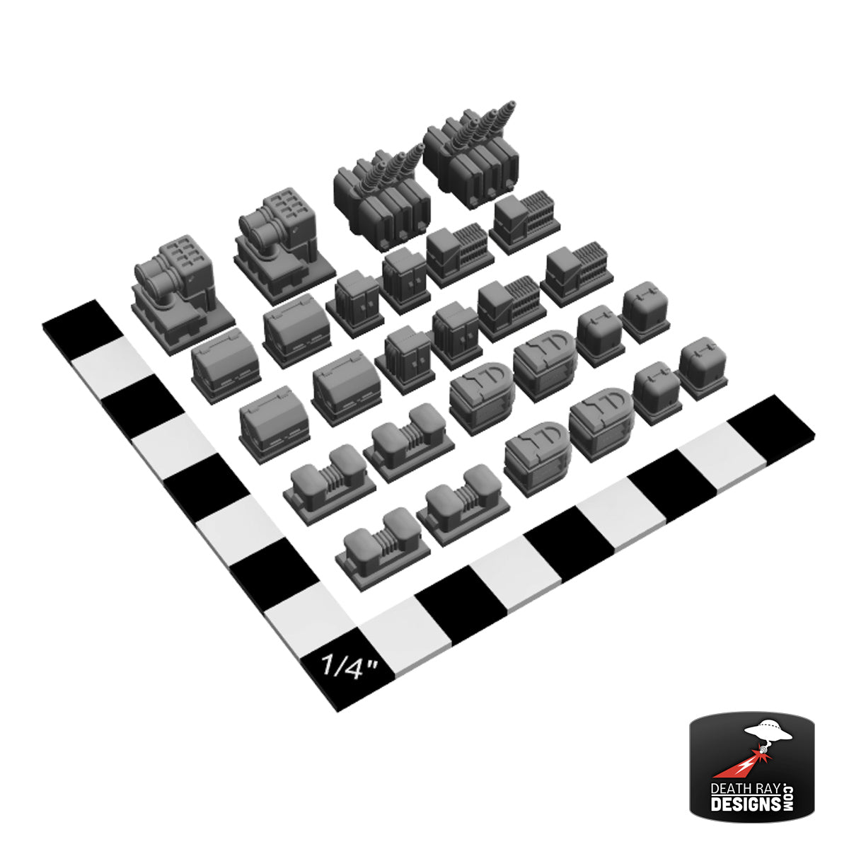 Power Grid Greebles Pack